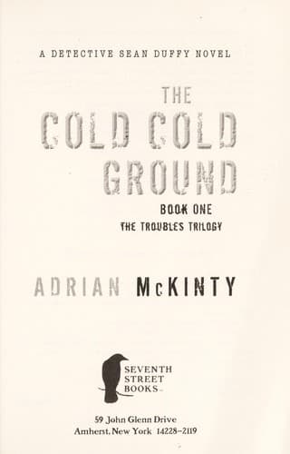 Tapa de The cold, cold ground