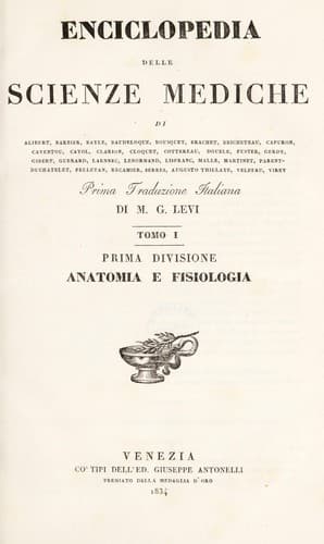 Tapa de Anatomia descrittiva ...