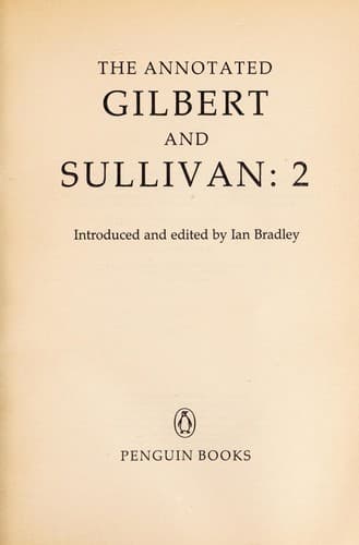 Tapa de The annotated Gilbert and Sullivan