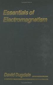 Tapa de Essentials of Electromagnetism (MacMillan Physical Science Series)