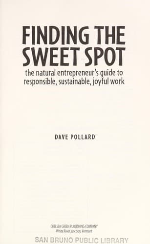 Tapa de Finding the Sweet Spot