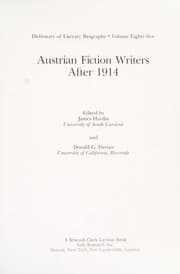Tapa de Austrian fiction writers after 1914