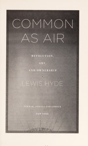 Tapa de Common as air