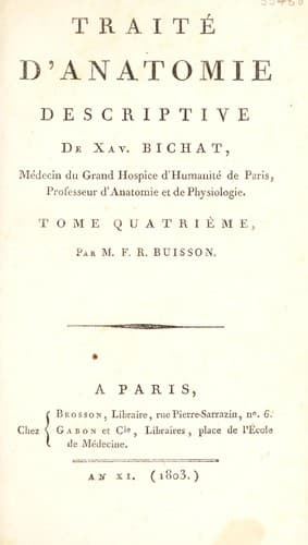 Tapa de Traité d'anatomie descriptive