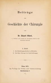 Tapa de Beitr©Þge zur Geschichte der Chirurgie