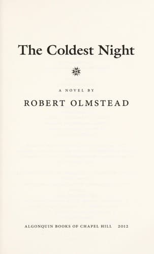 Tapa de Cold dark night