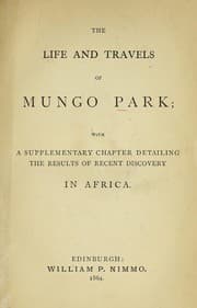 Tapa de The life and travels of Mungo Park