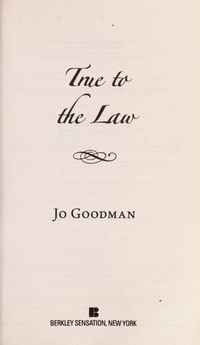 Tapa de True to the law