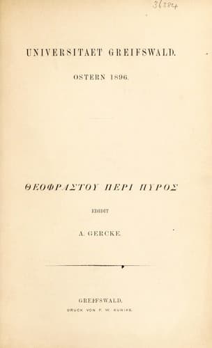 Tapa de Theophrastou peri puros