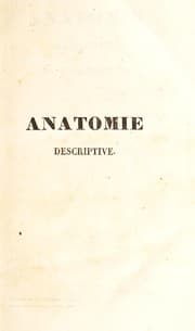 Tapa de Trait©♭ d'anatomie descriptive de Xavier Bichat