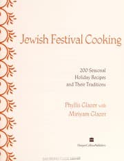 Tapa de The essential book of Jewish festival cooking