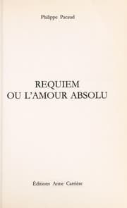 Tapa de Requiem ou L'amour absolu