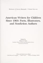 Tapa de American writers for children since 1960.