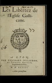 Tapa de Les libertez de l'Eglise Gallicane