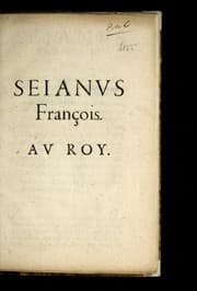 Tapa de Seianvs franc ʹois