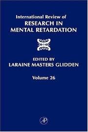 Tapa de International Review of Research in Mental Retardation, Volume 26 (International Review of Research in Mental Retardation) (International Review of Research in Mental Retardation)