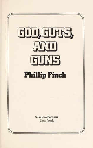 Tapa de God, guts, and guns