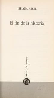 Tapa de El fin de la historia