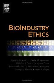 Tapa de BioIndustry ethics