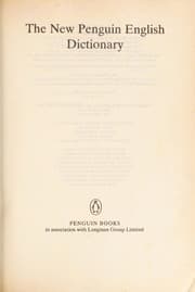 Tapa de The New Penguin English dictionary
