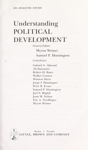 Tapa de Understanding political development : an analytic study