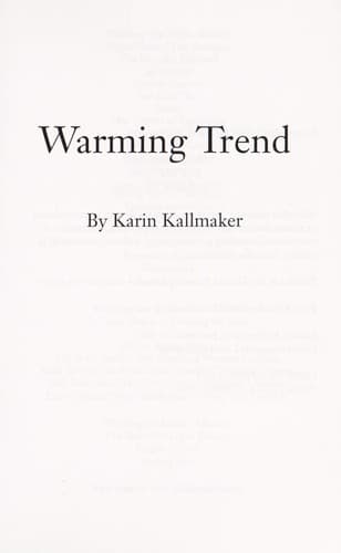 Tapa de Warming trend