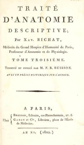 Tapa de Traité d'anatomie descriptive