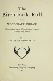 Tapa de The birch-bark roll of the Woodcraft Indians