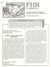 Tapa de General aquatic resources monitoring