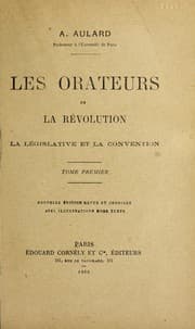 Tapa de Les orateurs de la re volution
