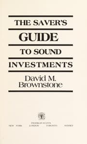Tapa de The saver's guide to sound investments