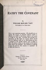Tapa de Ratify the covenant