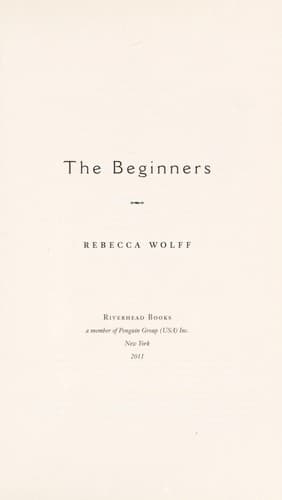 Tapa de The beginners