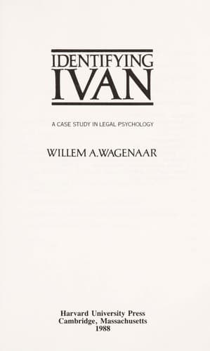 Tapa de Identifying Ivan