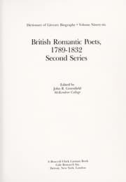 Tapa de British Romantic Poets, 1789-1832, 2nd Series