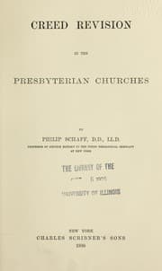 Tapa de Creed revision in the Presbyterian churches