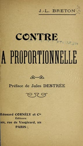 Tapa de Contre la proportionnelle