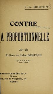 Tapa de Contre la proportionnelle