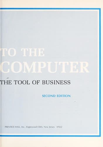 Tapa de Introduction to the computer