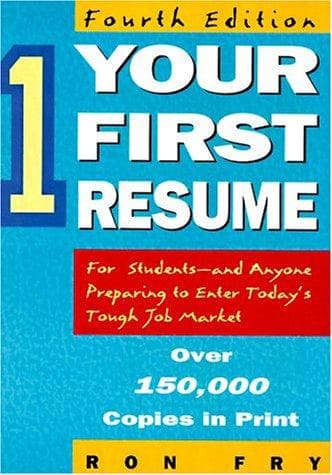Tapa de Your First Resume