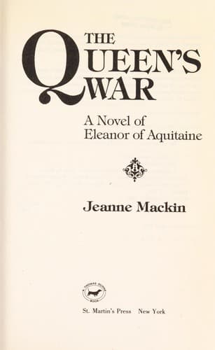 Tapa de The queen's war