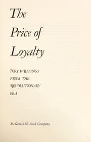 Tapa de The price of loyalty