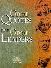 Tapa de Great quotes from great leaders