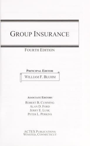 Tapa de Group insurance