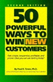 Tapa de 50 powerful ways to win new customers
