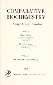 Tapa de Comparative biochemistry