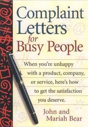 Tapa de Complaint Letters for Busy People