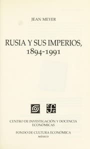 Tapa de Rusia y sus imperios, 1894-1991