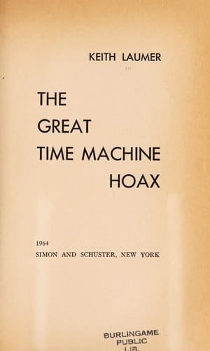Tapa de The Great Time Machine Hoax
