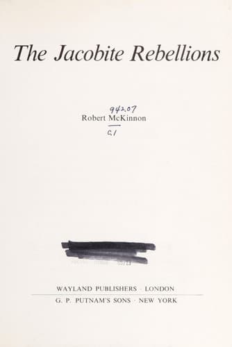 Tapa de The Jacobite rebellions